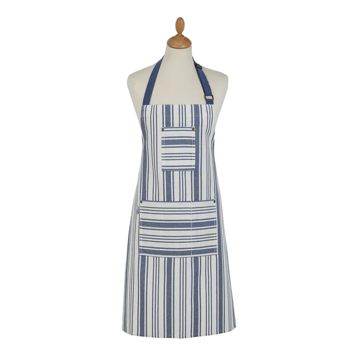 ULSTER WEAVERS DENIM STRIPE COTTON APRON