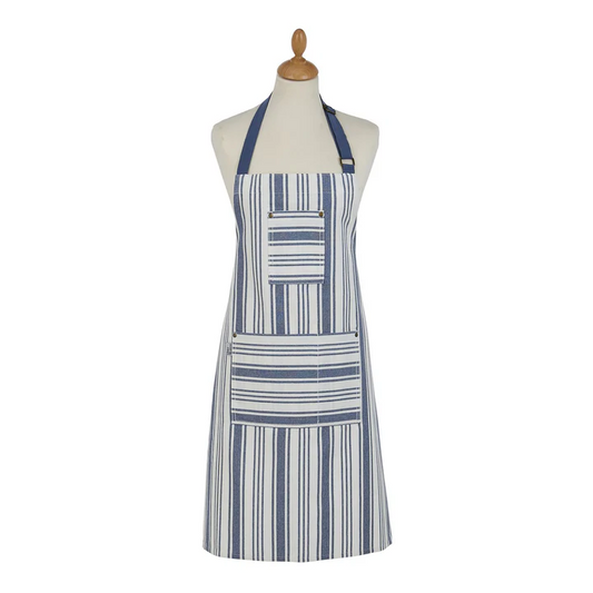 ULSTER WEAVERS DENIM STRIPE COTTON APRON