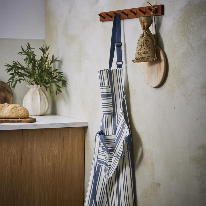 ULSTER WEAVERS DENIM STRIPE COTTON APRON