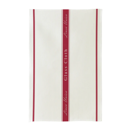 ULSTER WEAVERS LINEN UNION RED GLASS CLOTH