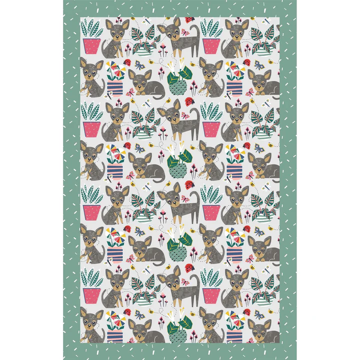 ULSTER WEAVERS DANTE THE CHIHUAHUA COTTON TEA TOWEL