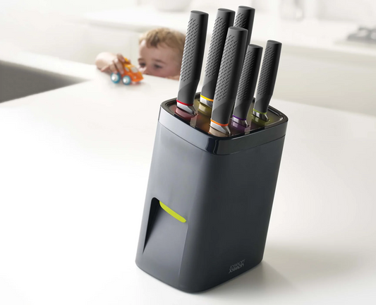 JOSEPH JOSEPH LOCK BLOCK 6-PIECE KNIFE SET-MULTICOLOUR