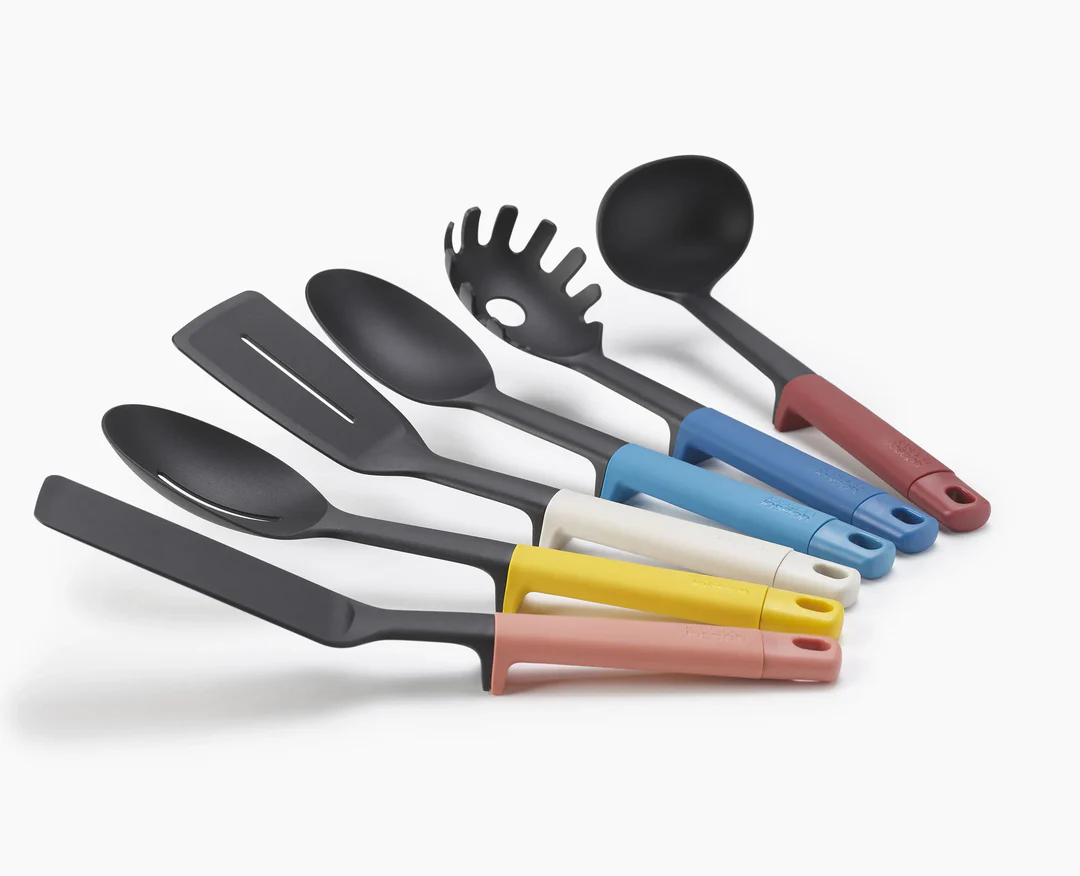 JOSEPH JOSEPH ELEVATE™ 6-PIECE MULTICOLOUR UTENSIL SET WITH STORAGE STAND