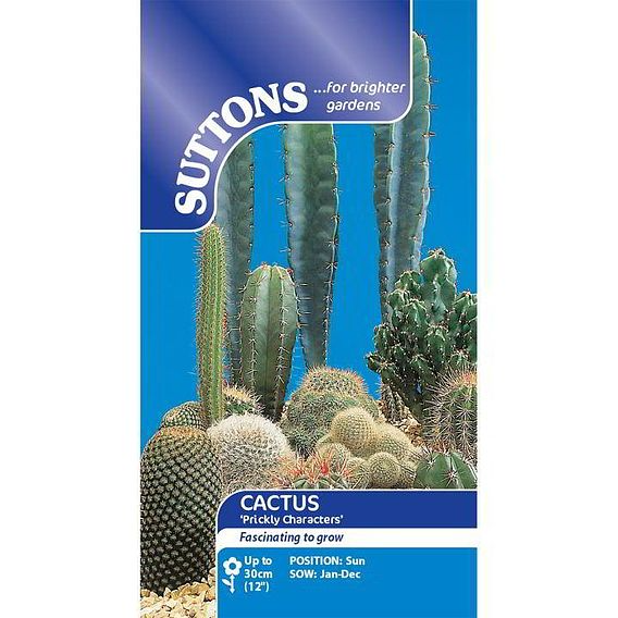 SUTTONS CACTUS 'PRICKLY CHARACTERS' - SEEDS