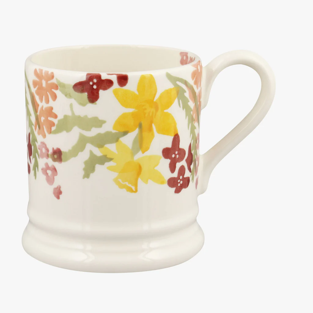 EMMA BRIDGEWATER WILD DAFFODILS 1/2 PINT MUG