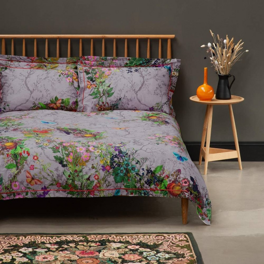 TIMOROUS BEASTIES BLOOMSBURY GARDEN BEDDING - DUSTY PINK