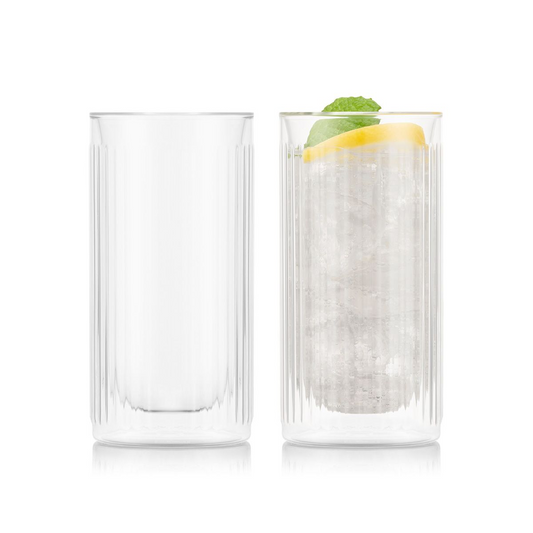 BODUM SET OF 2 DOURO BAR DOUBLE WALLED TUMBLER GIN & TONIC 280ml