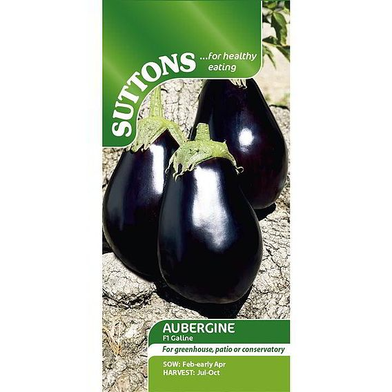 SUTTONS AUBERGINE 'GALINE' - SEEDS