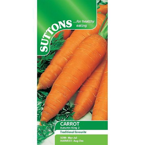 SUTTONS CARROT 'AUTUMN KING 2' - SEEDS