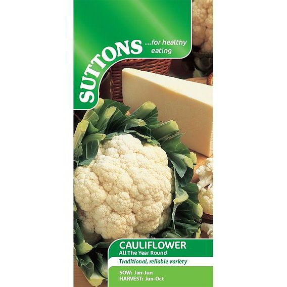 SUTTONS CAULIFLOWER 'ALL THE YEAR ROUND' - SEEDS