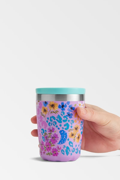 CHILLY'S COFFEE CUP LEOPARD BLOSSOM 340ML