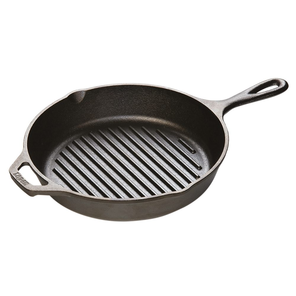 LODGE ROUND FAT FREE CAST IRON FRYER 10.25 INCH DIA (26CM)