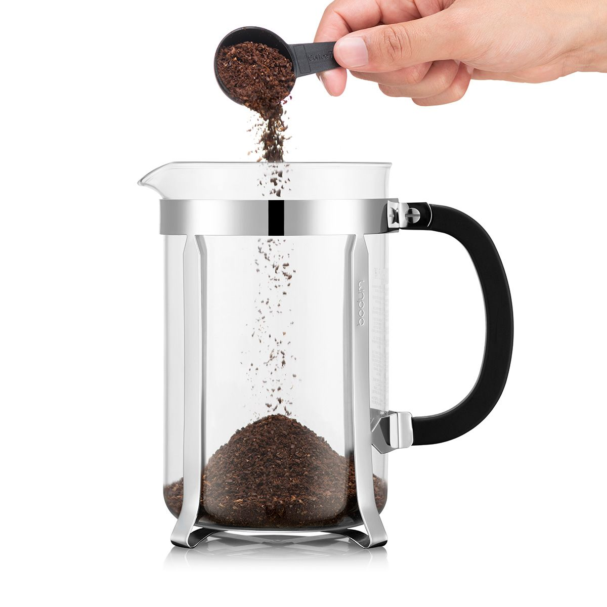 BODUM CHAMBORD CAFETIERE COFFEE MAKER 12 CUP STAINLESS STEEL