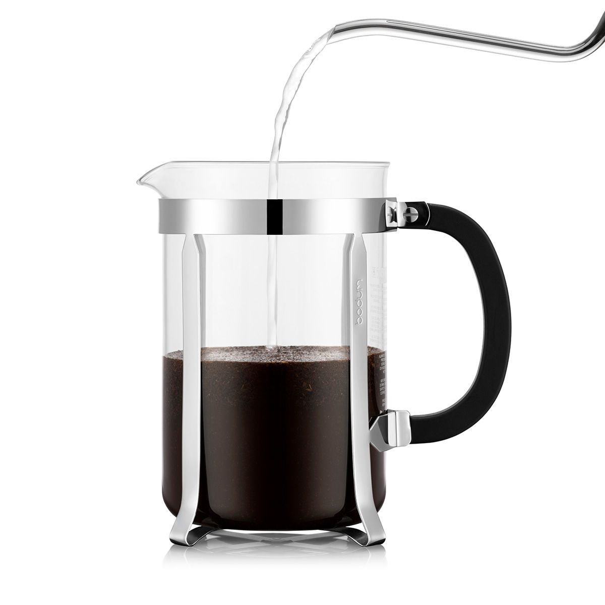 BODUM CHAMBORD CAFETIERE COFFEE MAKER 12 CUP STAINLESS STEEL