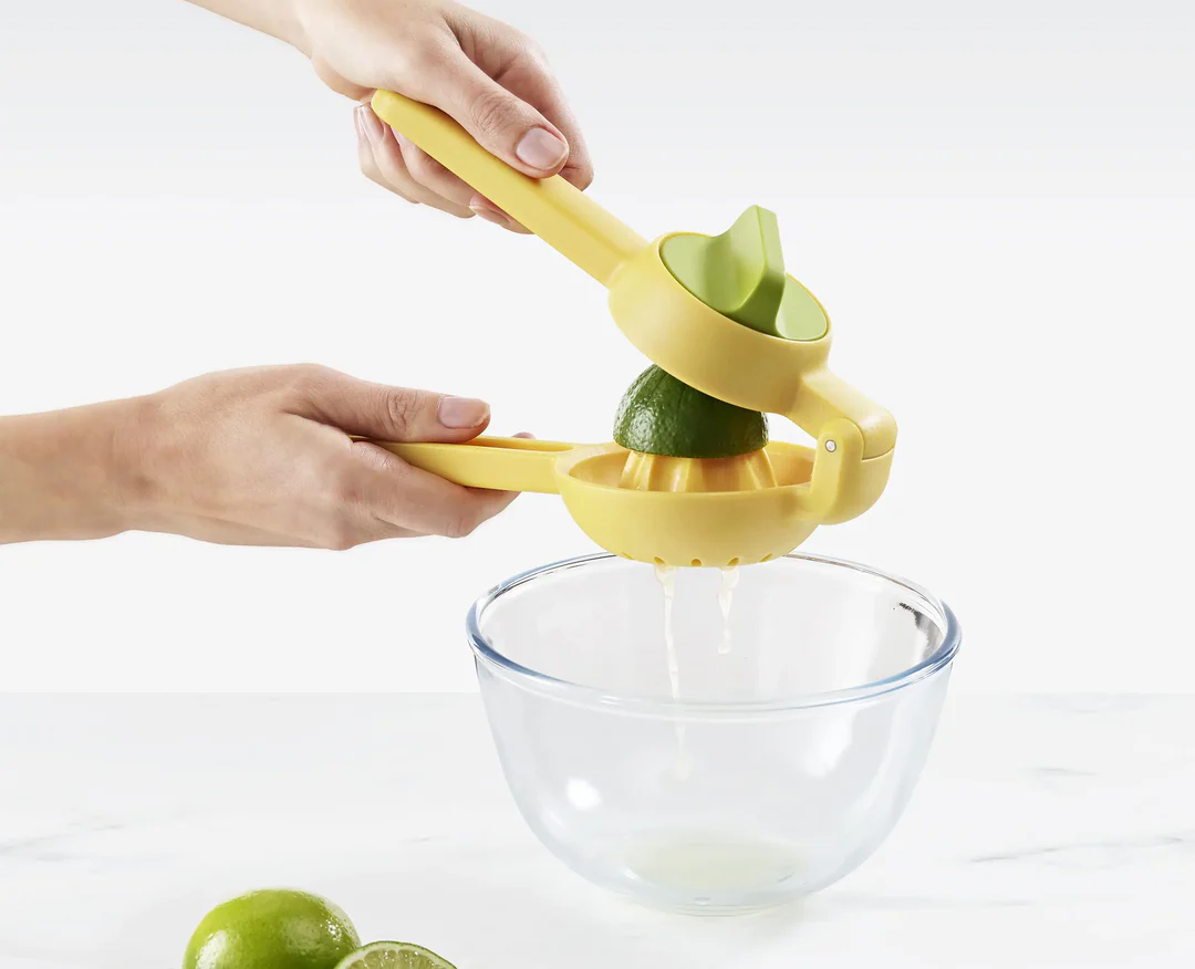 JOSEPH JOSEPH JUICEMAX DUAL ACTION CITRUS PRESS YELLOW