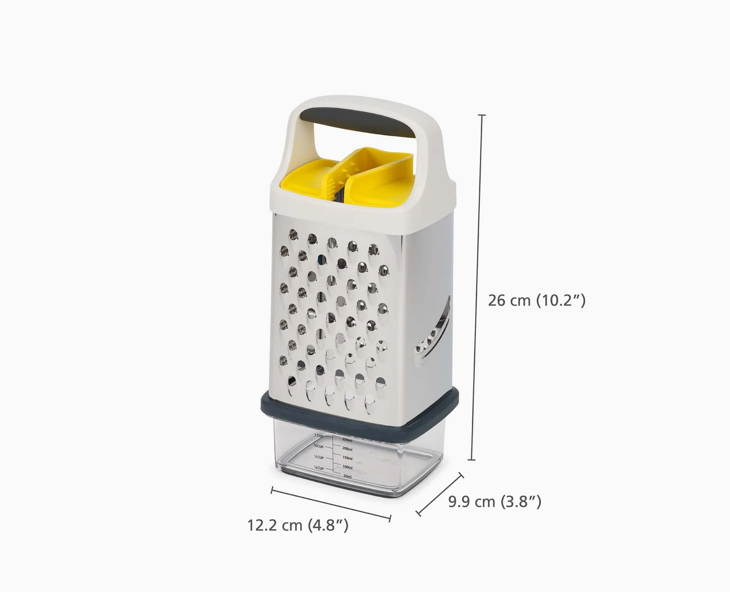 JOSEPH JOSEPH MULTI-GRIP™ BOX GRATER WITH PRECISION FOOD GRIP