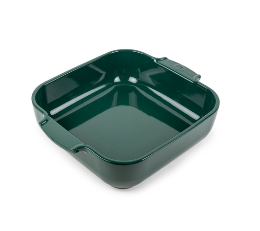 PEUGEOT FOREST GREEN SQUARE ROASTER 28CM