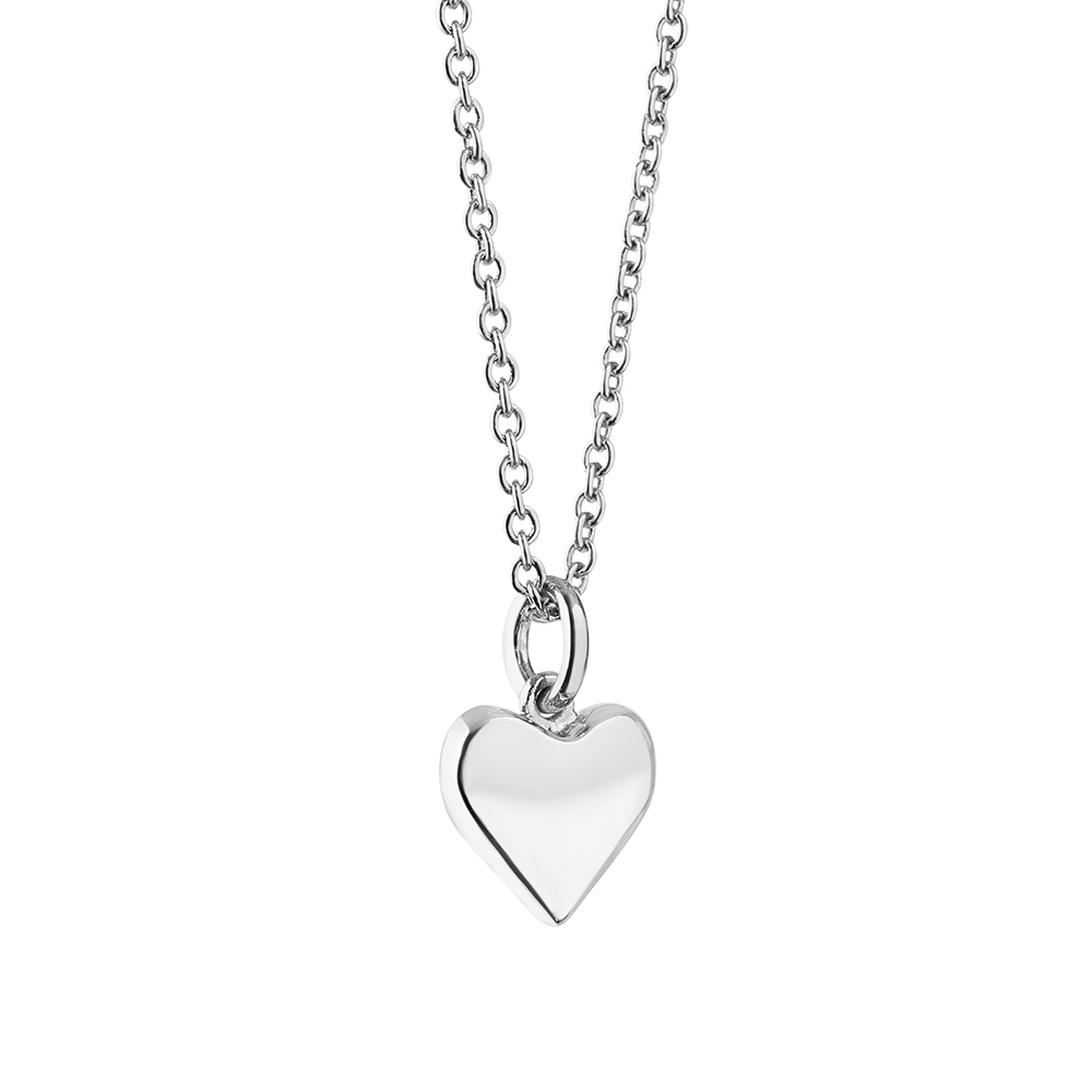 NEWBRIDGE SILVER PLATED HEART PENDANT NECKLACE