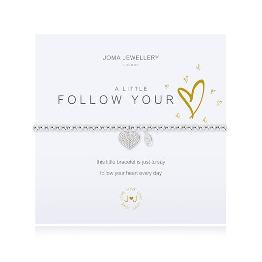 JOMA A LITTLE FOLLOW YOUR HEART BRACELET SILVER