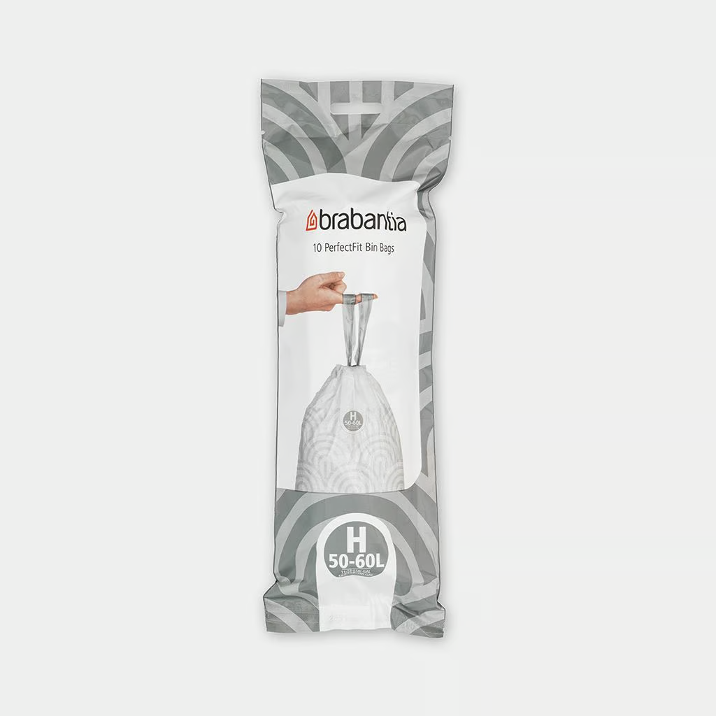 BRABANTIA PERFECTFIT BING BAGS CODE H (50-60L) 10 BAGS