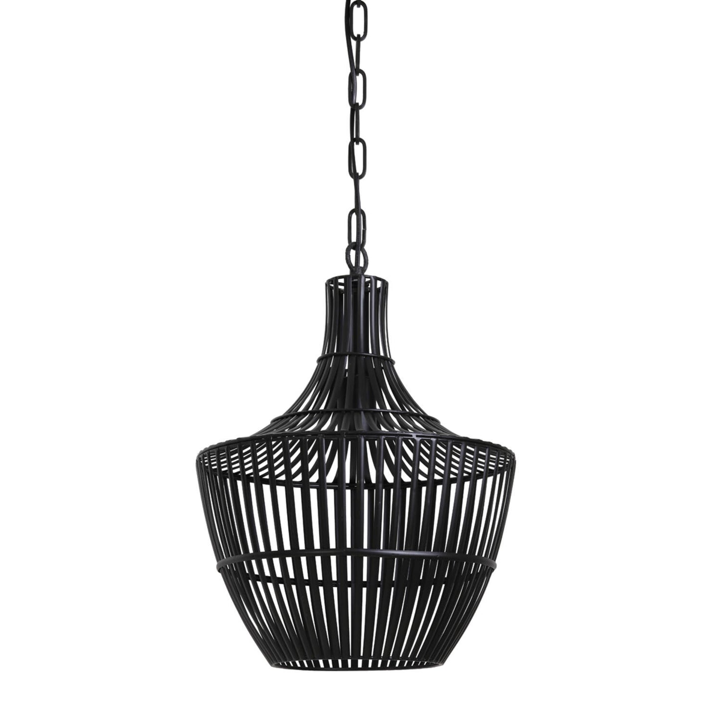 LIGHT & LIVING HANGING LAMP 47x62.5CM STELLA MATT BLACK