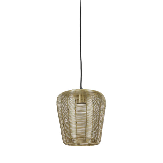 LIGHT & LIVING HANGING LAMP 23*25CM ADETA GOLD