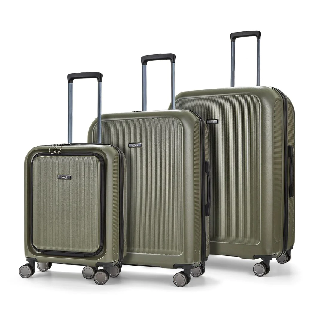 ROCK AUSTIN SUITCASE - OLIVE GREEN