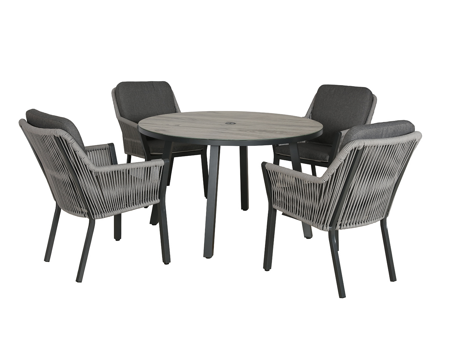 HARTMAN DUBAI 4 SEAT ROUND DINING SET