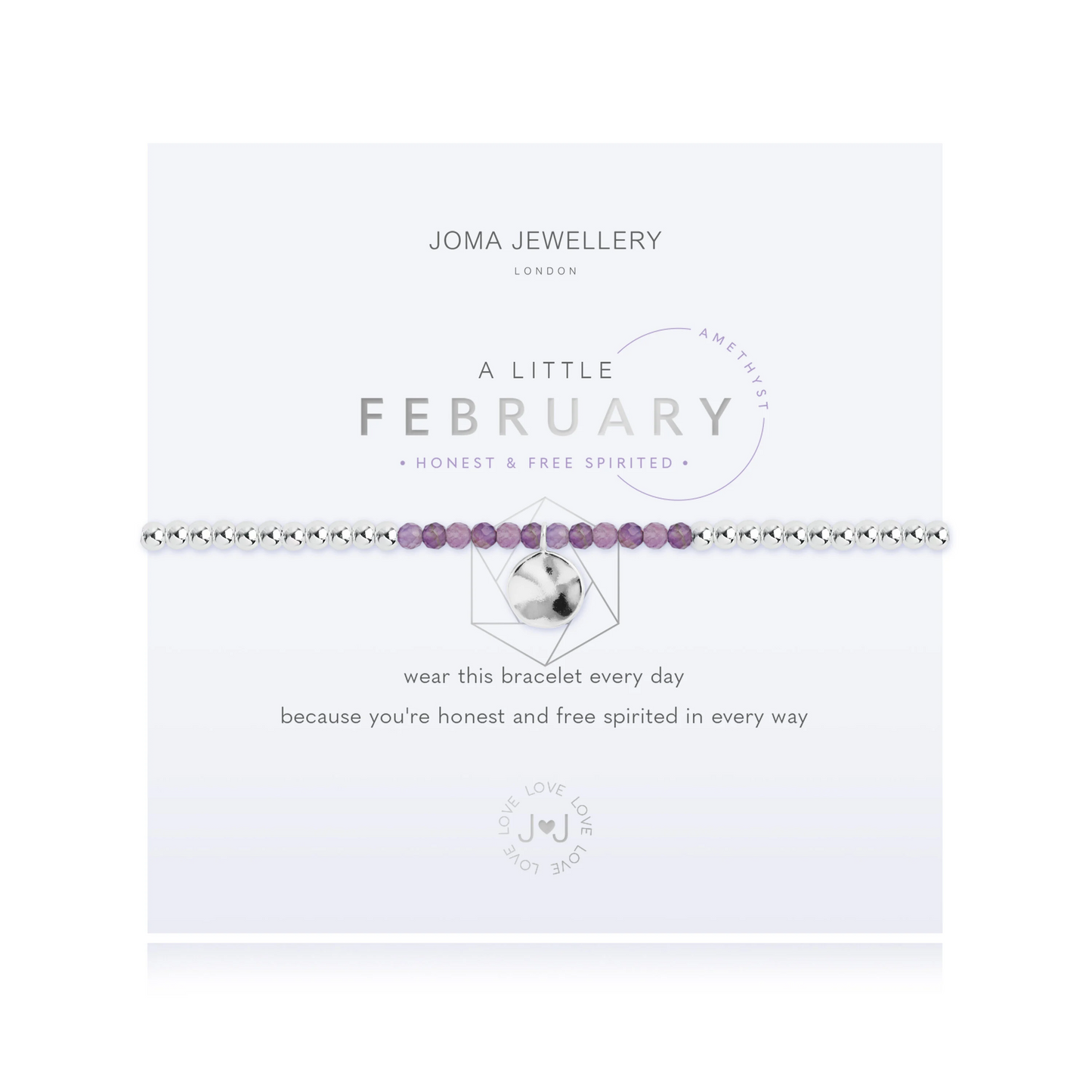 JOMA A LITTLE BIRTHSTONE FEBRUARY