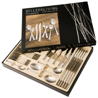 BELLEEK OCCASIONS 44 PIECE CUTLERY SET