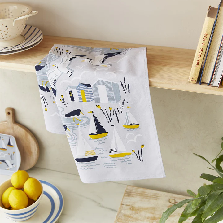 ULSTER WEAVERS SEASHORE COTTON TEA TOWEL