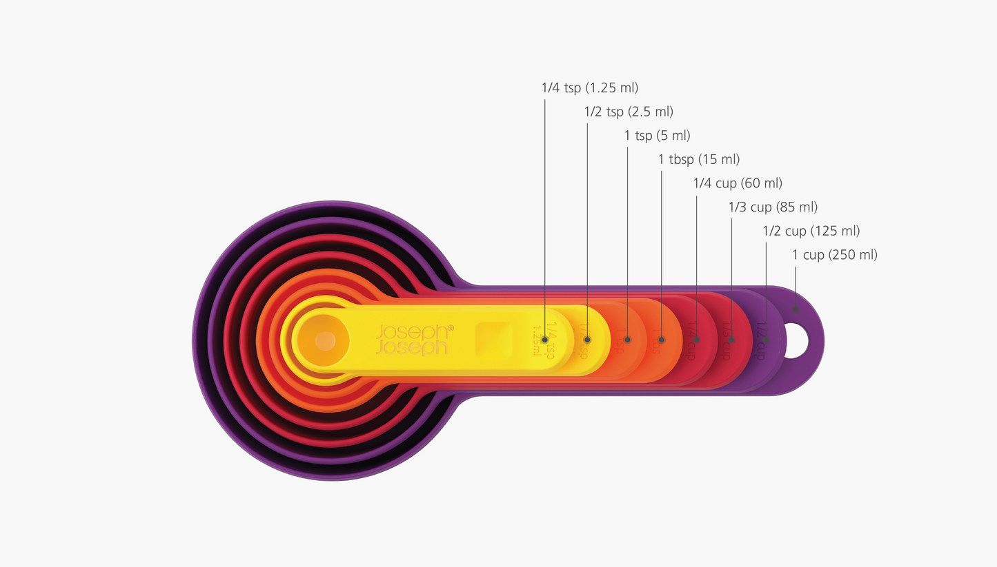 JOSEPH JOSEPH NEST MEASURING CUPS - MULTICOLOUR
