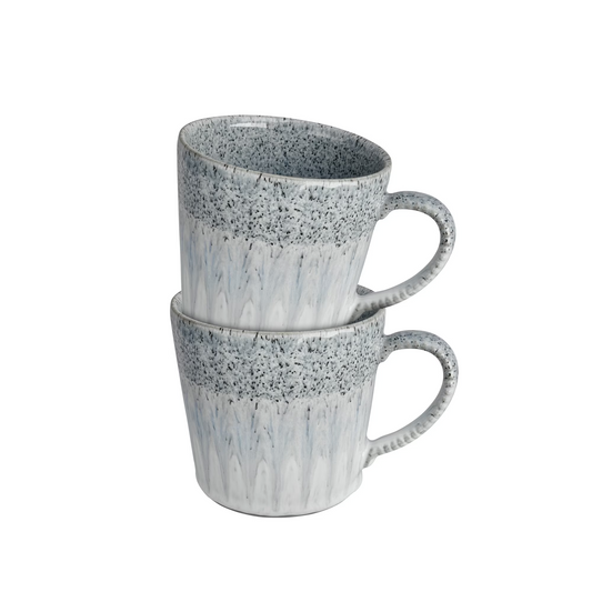 DENBY STUDIO GREY ACCENT SET OF 2 MUGS