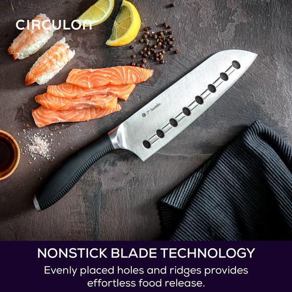 CIRCULON SANTOKU KNIFE 7"