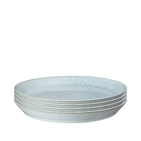 DENBY KILN BLUE SET OF 4 MEDIUM PLATES