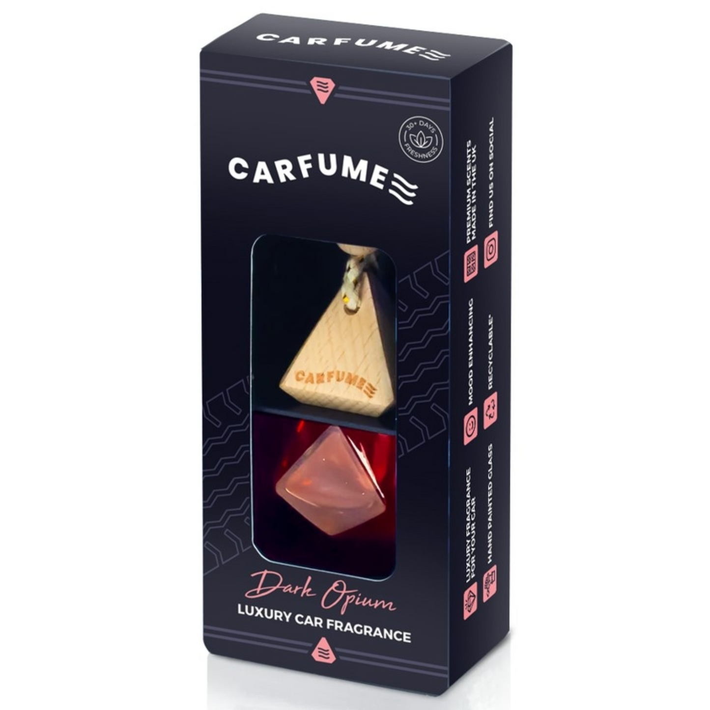 CARFUME LUXURY CAR FRAGRANCE - RED ORGINAL EDITION - DARK OPIUM