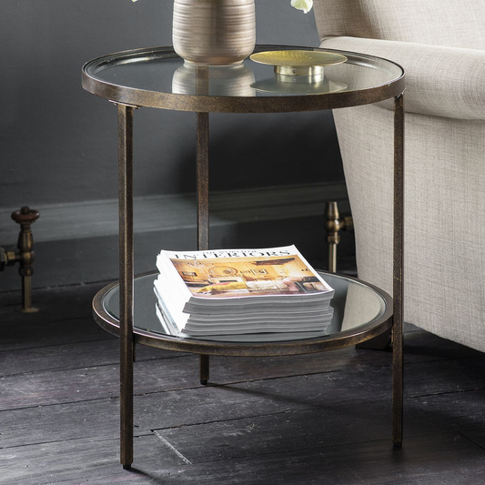 GALLERY HUDSON BRONZE SIDE TABLE