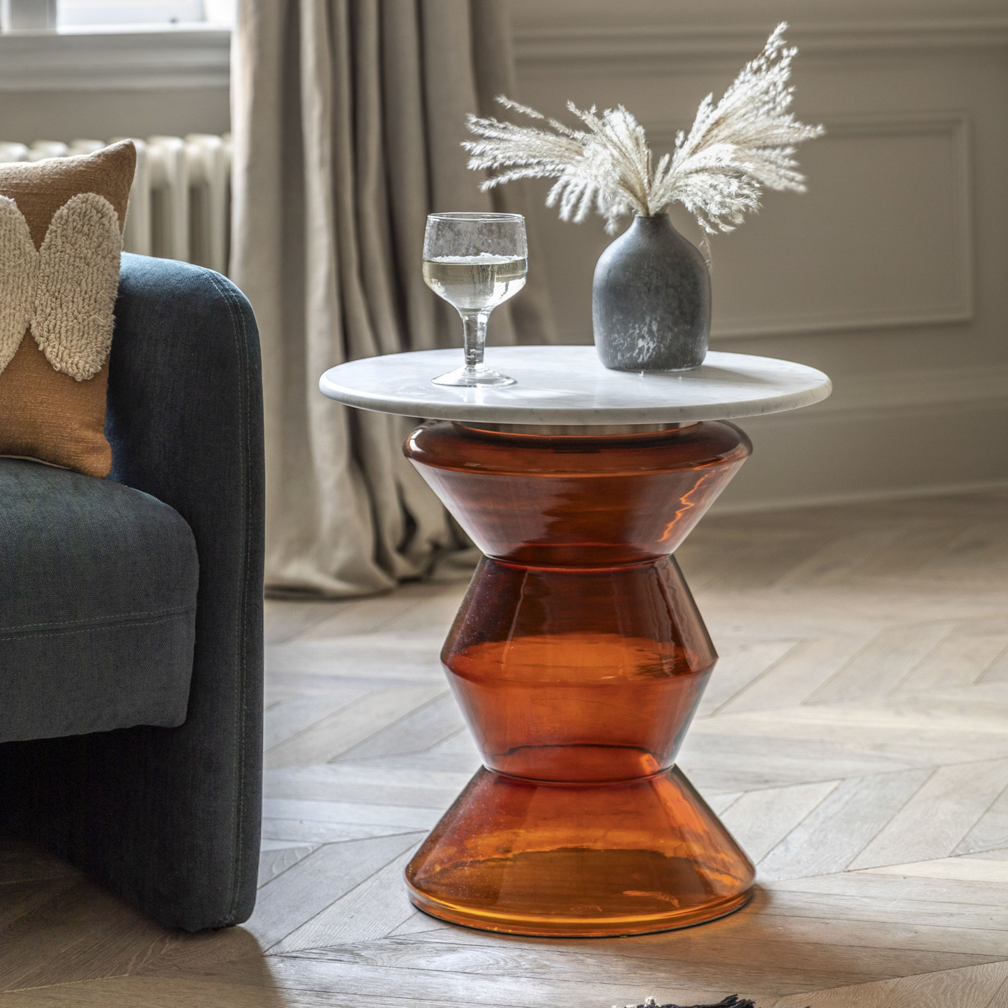 GALLERY TURIN SIDE TABLE ORANGE