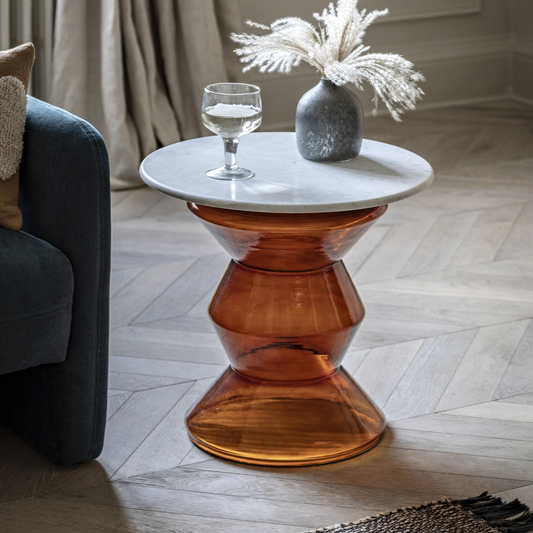 GALLERY TURIN SIDE TABLE ORANGE