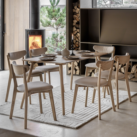 GALLERY HATFIELD NATURAL DINING SET