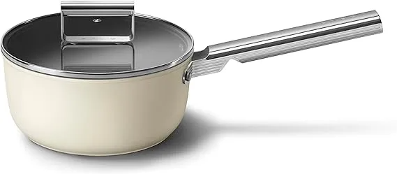 SMEG 20CM SAUCEPAN WITH LID