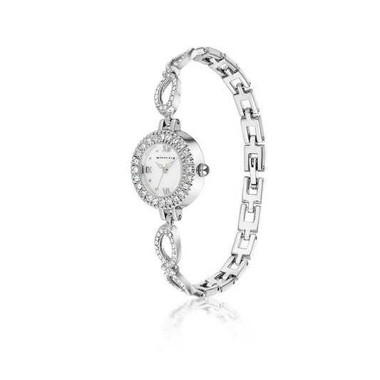 NEWBRIDGE LADIES WATCH LINK BRACELET DOUBLE CLASP