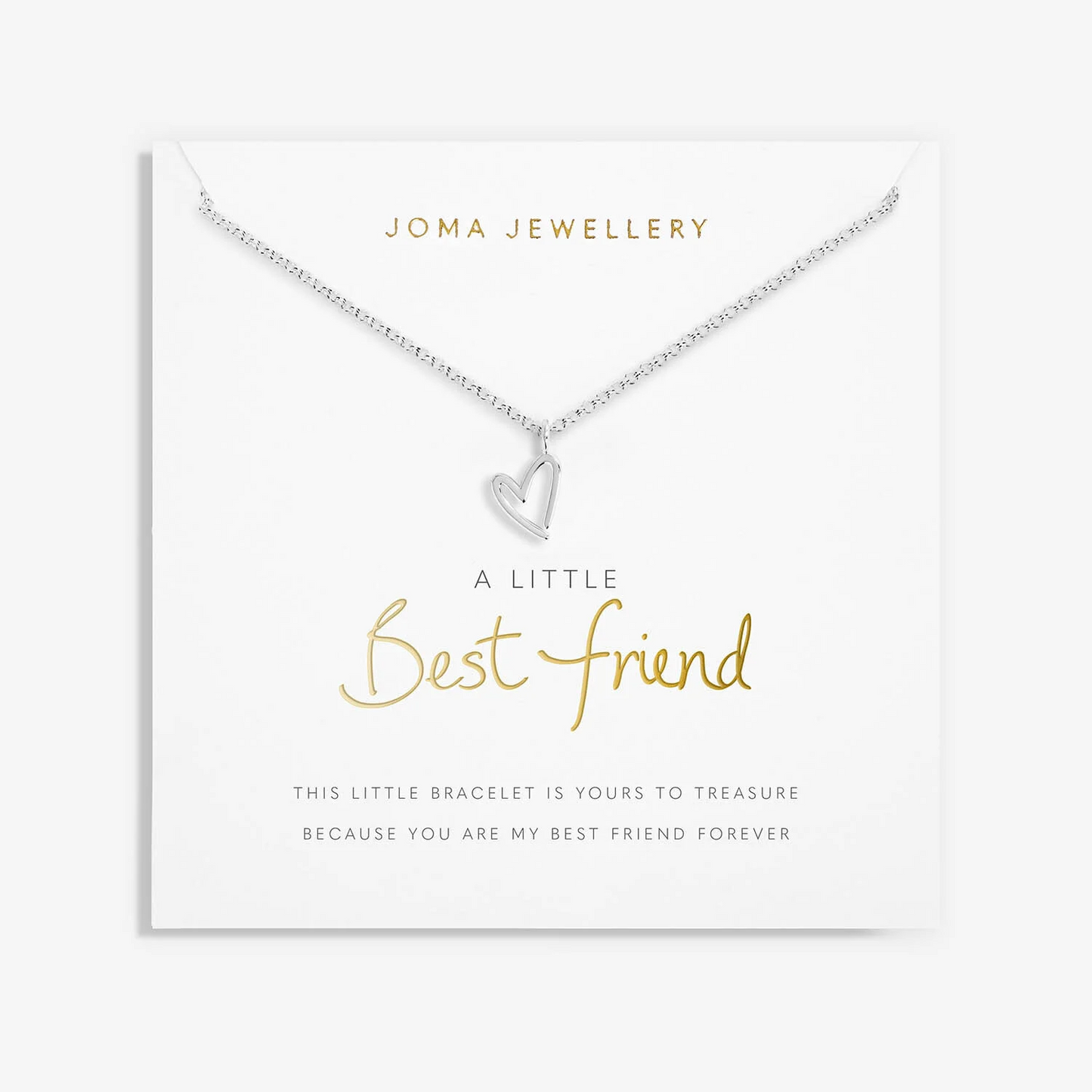 JOMA A LITTLE BEST FRIEND SILVER NECKLACE