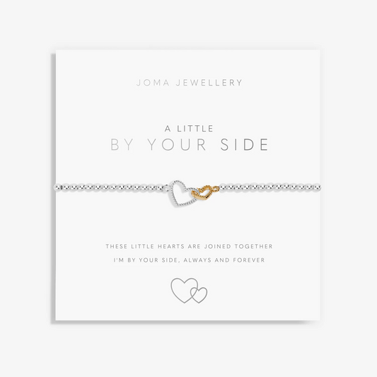 JOMA A LITTLE BY YOUR SIDE SILVER AND GOLD BRACELET