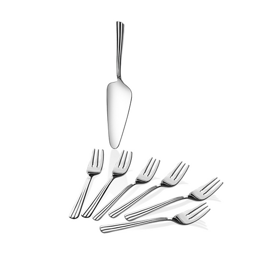 NEWBRIDGE NOVA STAINLESS STEEL 7 PIECE PASTRY SET