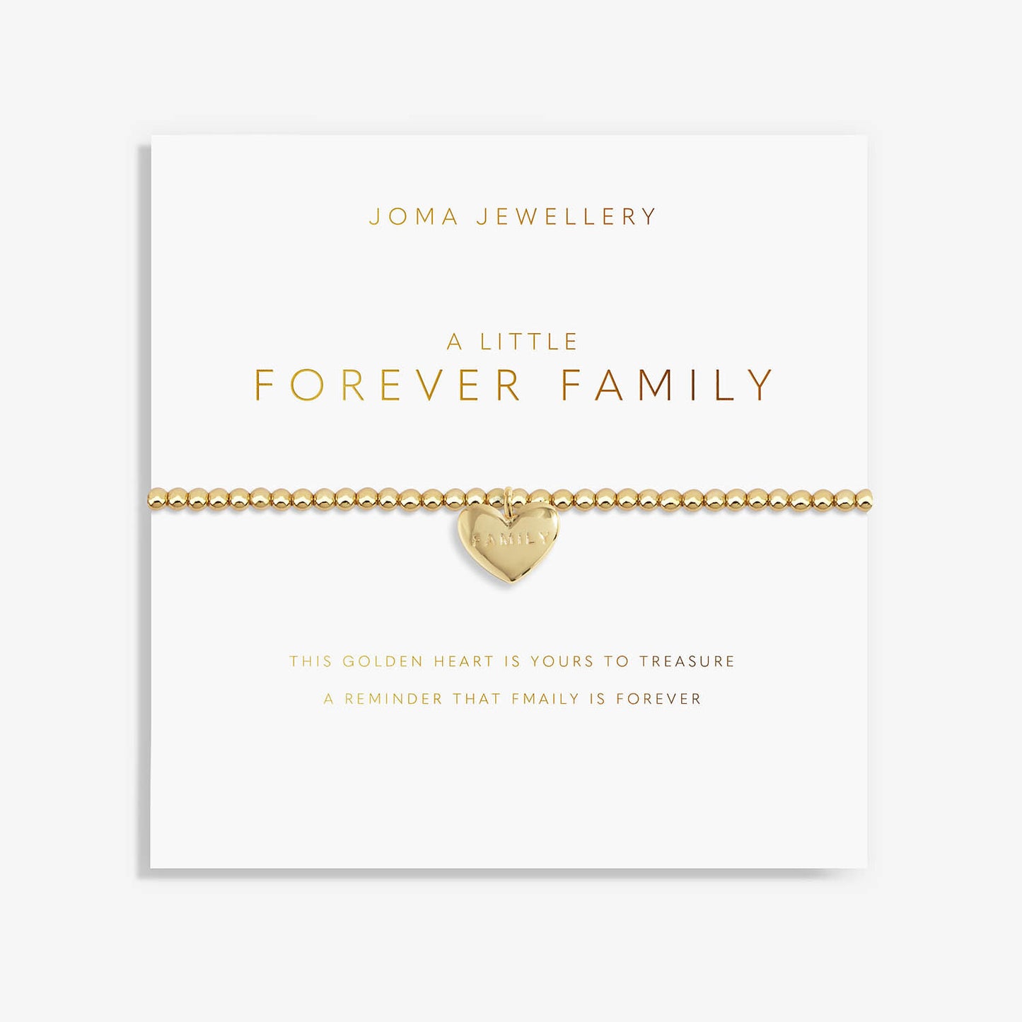 JOMA A LITTLE FAMILY GOLD BRACELET