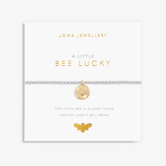 JOMA A LITTLE BEE LUCKY SILVER AND GOLD BRACELET