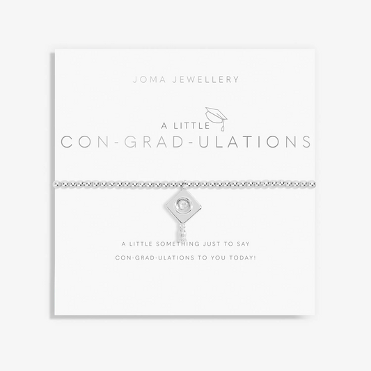 JOMA A LITTLE CON'GRAD'ULATIONS SILVER BRACELET