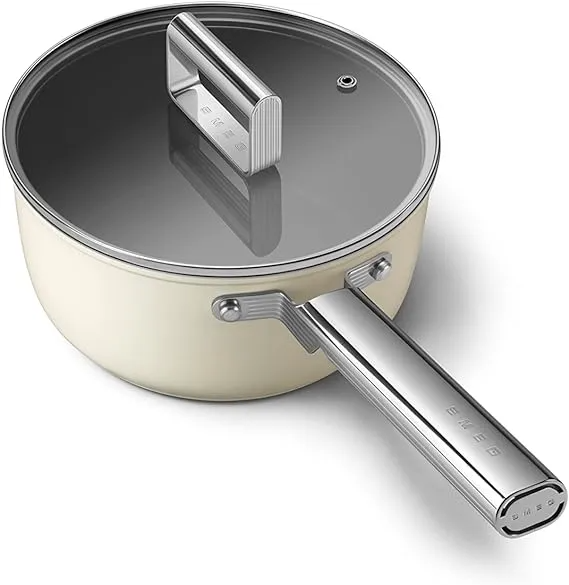 SMEG 20CM SAUCEPAN WITH LID