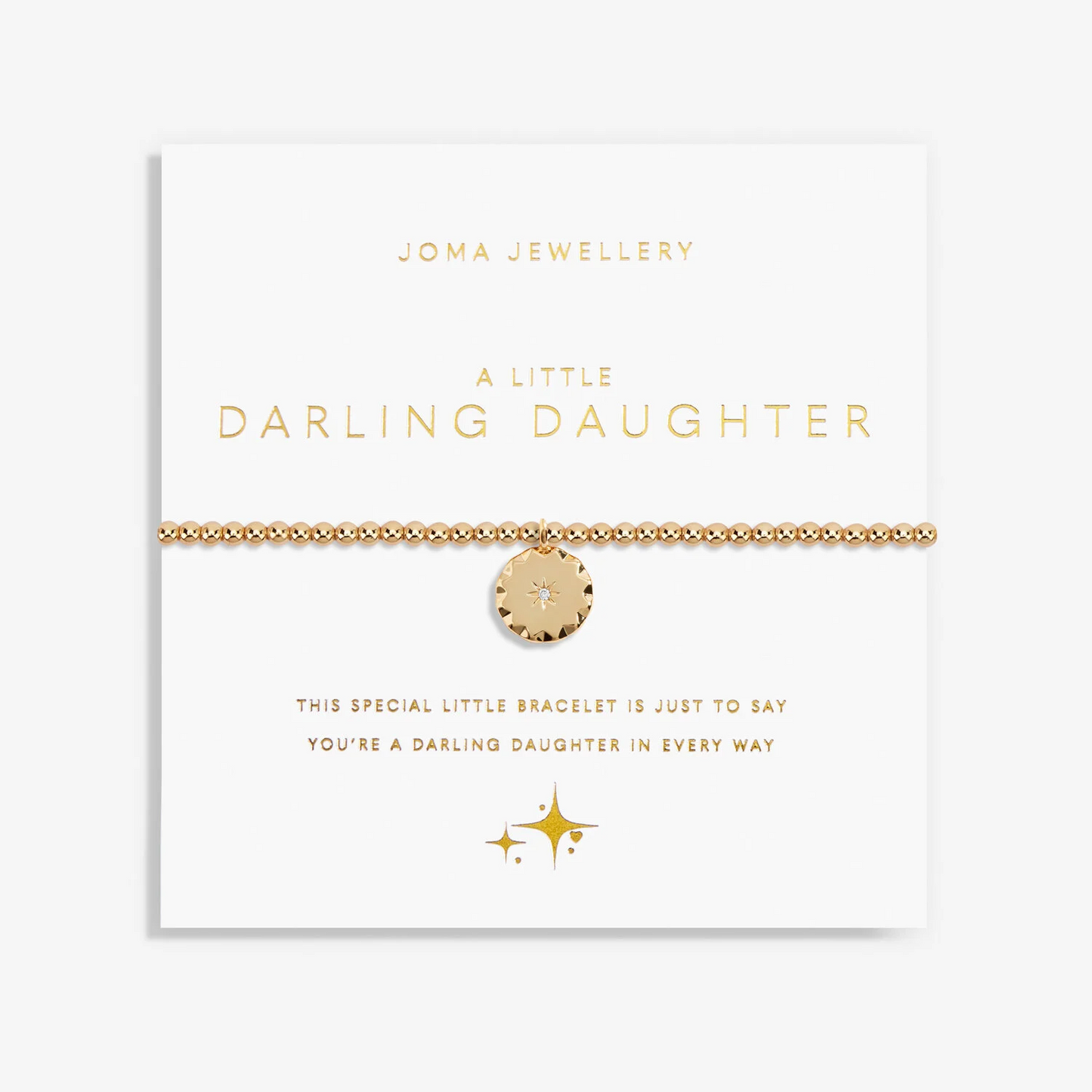 JOMA A LITTLE DARLING DAUGHTER GOLD BRACELET